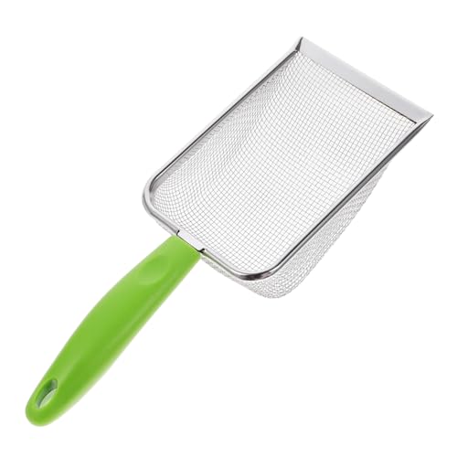 Gatuida Sandspielzeug für Grüne Sandfilter Kunststoffgriff Maschenstruktur für Strand und Outdoor Aktivitäten zum Auffinden von Muscheln Sand von Gatuida
