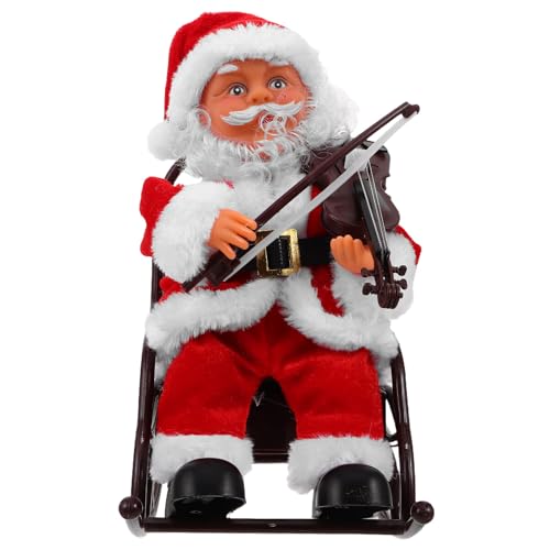 Gatuida Santa-Figuren: Niedliches elektrisches Weihnachts-Spielzeug – Kleine Deko für Zuhause – Charmantes Fest-Party-Accessoire Gatuida Santa-Figuren: Niedliches elektrisches Weihnachts-Spielzeug – Kleine Deko für Zuhause – Charmantes Fest-Party-Accessoire von Gatuida