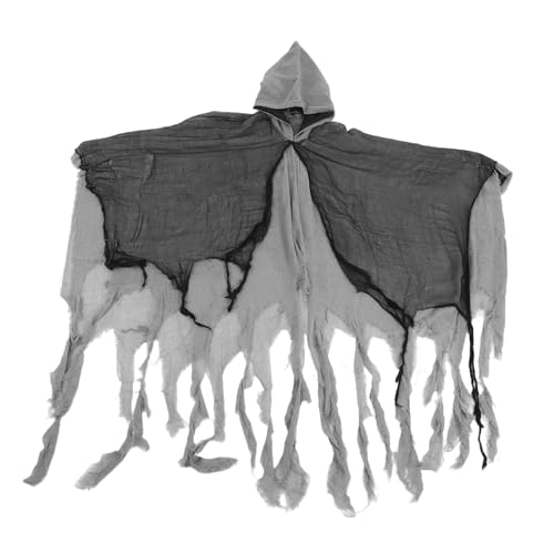 Gatuida Scary Halloween Reaper Umhang mit Kapuze und Cape Atmungsaktives Gewebe Authentisches Grim Reaper Design Vielseitig für Halloween Partys Haunted House Unisex Durchschnittsgröße für Gatuida Scary Halloween Reaper Umhang mit Kapuze und Cape Atmungsaktives Gewebe Authentisches Grim Reaper Design Vielseitig für Halloween Partys Haunted House Unisex Durchschnittsgröße für von Gatuida