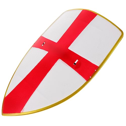 Gatuida Schild Robust Langlebig Cosplay Zubehör Mittelalterlich Ritter Kostüm Zubehör für Jungen und Mädchen Bühnenperformance Party von Gatuida