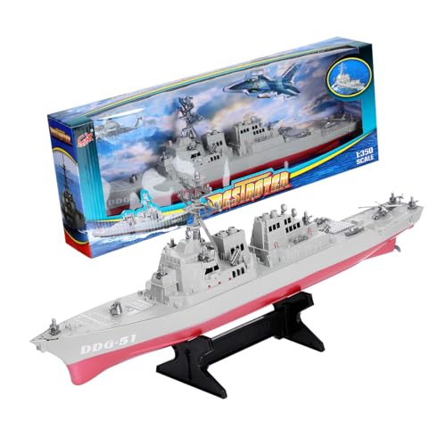 Gatuida Schlachtschiffmodell Modellschlachtschiffe Marine Geburtstagsgeschenk für Jungen Kleinkinder Kriege Spielzeugzerstörer für Jungen Zerstörer Schiff Plastik Gatuida Schlachtschiffmodell Modellschlachtschiffe Marine Geburtstagsgeschenk für Jungen Kleinkinder Kriege Spielzeugzerstörer für Jungen Zerstörer Schiff Plastik von Gatuida