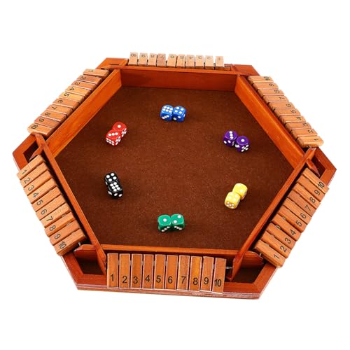 Gatuida Schließe die Box Spiel Seitiges Holzspiel für Familien und Klassenzimmer Interaktives Würfelspiel Hochwertiges Brettspiel mit Lesbaren Zahlen für Partys und Spieleabende Gatuida Schließe die Box Spiel Seitiges Holzspiel für Familien und Klassenzimmer Interaktives Würfelspiel Hochwertiges Brettspiel mit Lesbaren Zahlen für Partys und Spieleabende von Gatuida