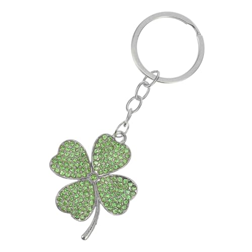 Gatuida Schlüsselanhänger Mit Vierblättrigem Kleeblatt Kleeblatt-anhänger Glück Schlüsselbund Grünes Blatt Schlüsselanhänger Glücksbringer Kleeblatt-charme Silver Zinklegierung von Gatuida