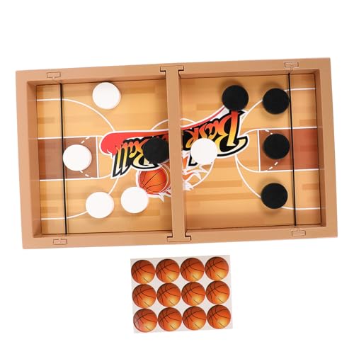 Gatuida Schnelles Tischspiel Hockey aus Langlebigem Material Sicheres Familienspiel Feinmotorik und Hand Auge Koordination Geeignet für Party und Freizeit Zuhause von Gatuida