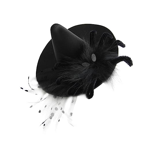 Gatuida Schwarzer Gauze Hut Haarspange für Halloween Party Accessoire Gothic Headdress für Cosplay und Festlichkeiten Vielseitig und Einfach zu Tragen Gatuida Schwarzer Gauze Hut Haarspange für Halloween Party Accessoire Gothic Headdress für Cosplay und Festlichkeiten Vielseitig und Einfach zu Tragen von Gatuida
