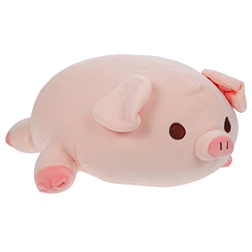 Gatuida Schweinchen Puppe Stofftierkissen Cartoon Stofftiere gefülltes Toystuff - ausgestopftes Tierspielzeug für Nutztiere Cartoon Stofftier Plüsch Rosa von Gatuida