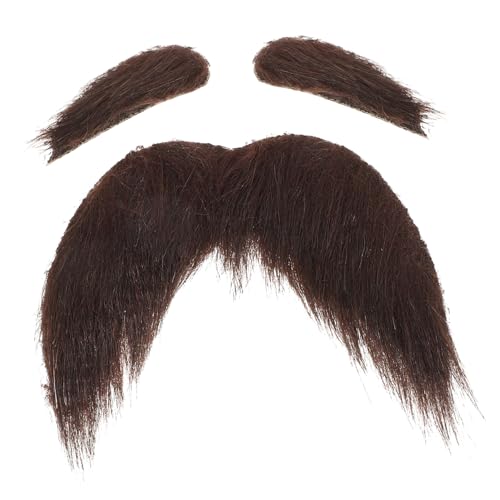 Gatuida Selbstklebendes Falscher Bart und Augenbrauen für Erwachsene Vielseitiges Kostümzubehör Einfach Anzubringen Langlebig und Komfortabel für Halloween und Cosplay Partys Gatuida Selbstklebendes Falscher Bart und Augenbrauen für Erwachsene Vielseitiges Kostümzubehör Einfach Anzubringen Langlebig und Komfortabel für Halloween und Cosplay Partys von Gatuida