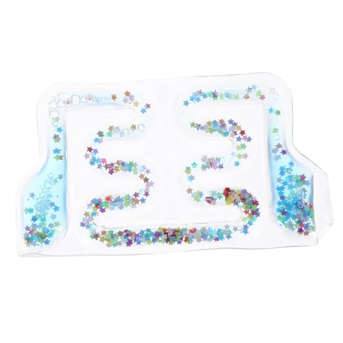 Gatuida Sensorisches Gel Tube Labyrinthspielzeug für Balancierendes Puzzle mit Glatten Kanten Fördert Feinmotorik und Geduld Wiederverwendbar Blauer Stressabbau für Mädchen und Jungen Gatuida Sensorisches Gel Tube Labyrinthspielzeug für Balancierendes Puzzle mit Glatten Kanten Fördert Feinmotorik und Geduld Wiederverwendbar Blauer Stressabbau für Mädchen und Jungen von Gatuida