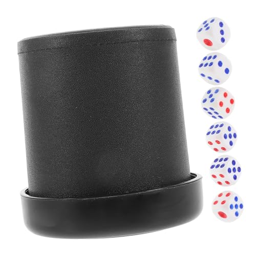 Gatuida Silent Dice Shaker Set aus PU Leder mit Basis Geräuschreduzierender Würfelbecher für Partys Ktv und Ruhige Würfelspiele Würfeln und Eleganter Gestaltung Gatuida Silent Dice Shaker Set aus PU Leder mit Basis Geräuschreduzierender Würfelbecher für Partys Ktv und Ruhige Würfelspiele Würfeln und Eleganter Gestaltung von Gatuida