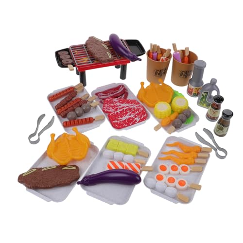 Gatuida Simulation BBQ Grill Spielset Teilig Interaktives Kinderkochspielzeug mit Realistischem Design Lebensechte Grill und Essensspielzeuge Fördert Kreatives Rollenspiel im Spielhaus Gatuida Simulation BBQ Grill Spielset Teilig Interaktives Kinderkochspielzeug mit Realistischem Design Lebensechte Grill und Essensspielzeuge Fördert Kreatives Rollenspiel im Spielhaus von Gatuida