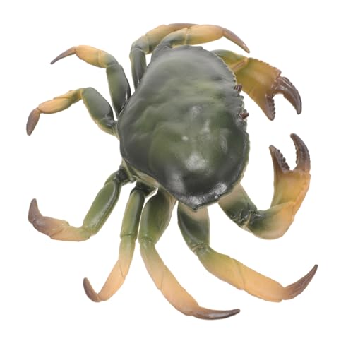 Gatuida Simulation Krabbe Künstliche Simulationskrabbe Krabbendekor Realistisches Krabbenspielzeug Krabben-Ornament Entzückende Simulationskrabbe Krabbenmodell Meerestiere Spielzeuge PVC von Gatuida