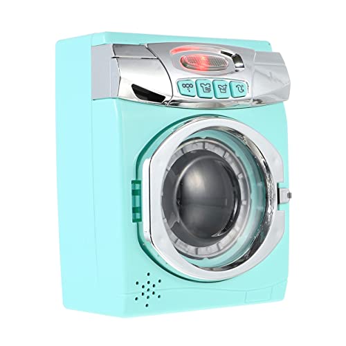 Gatuida Simulation Küchenutensilien Kleinkind Waschmaschine Simulierte Mini Waschmaschine Für Waschmaschine Mini Waschmaschine Puppenhaus Funktionierender Kunststoff Blau von Gatuida