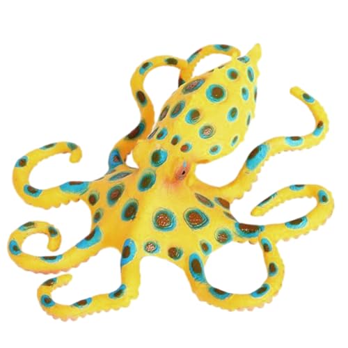 Gatuida Simulation Realistisches Octopus Modell Lifelike Kunststoff Tierfigur Dekorative Meereslebewesen Figur für Bildungszwecke und Spiel für Kinderzimmer und Sammlungen von Gatuida