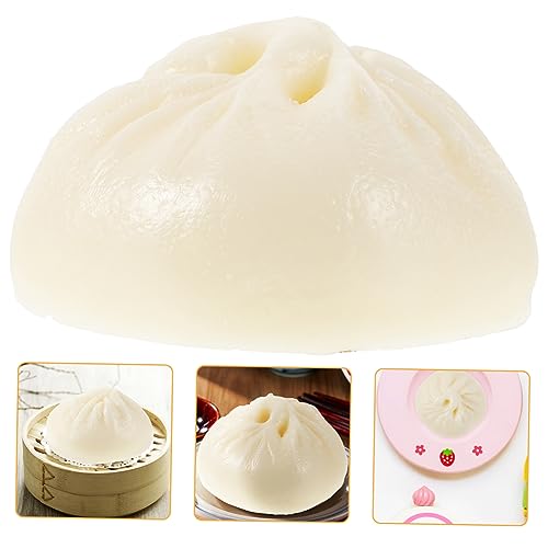 Gatuida Simulationsfutter Küchensimulation Fleischbrötchen- gedämpftes Brötchendekor Simulation Knödel künstliche Lebensmittelanzeige Modell mit gedämpften gefüllten Brötchen PVC Gatuida Simulationsfutter Küchensimulation Fleischbrötchen- gedämpftes Brötchendekor Simulation Knödel künstliche Lebensmittelanzeige Modell mit gedämpften gefüllten Brötchen PVC von Gatuida