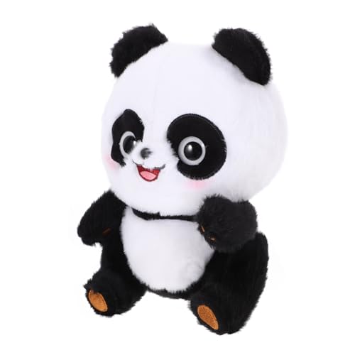 Gatuida Simulierte Panda-Puppe entzückender Cartoon-Panda Kuscheltier Plüschpanda zum Kuscheln Panda-Puppe Stofftierpuppe Panda Stofftier Panda- Panda-Kissen PP Baumwolle von Gatuida