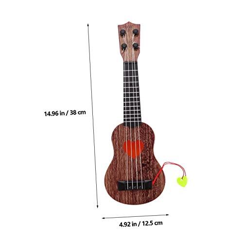 Gatuida Simulierte Ukulele Musikinstrument Lernspielzeug Frühförderung Herzform für Jungen Mädchen Geburtstagsgeschenk Kreativität Rhythmusgefühl Gatuida Simulierte Ukulele Musikinstrument Lernspielzeug Frühförderung Herzform für Jungen Mädchen Geburtstagsgeschenk Kreativität Rhythmusgefühl von Gatuida