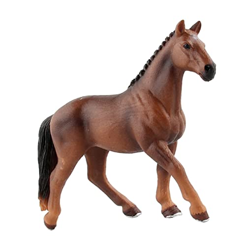 Gatuida Simuliertes Pferd Spielzeugmodell Lebensechte Tierfigur für Dekoration für Schlafzimmer und Wohnzimmer für Partys und Tägliche Gestaltung Leicht und Kompakt von Gatuida