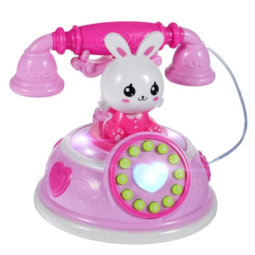Gatuida Simuliertes Telefon Kinderspielzeug Spielzeugtelefon Telefon Handy Für Kleinkinder Telefon Telefonspielzeug Für -telefone Rosa Plastik Gatuida Simuliertes Telefon Kinderspielzeug Spielzeugtelefon Telefon Handy Für Kleinkinder Telefon Telefonspielzeug Für -telefone Rosa Plastik von Gatuida