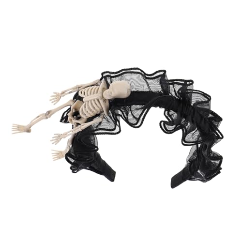 Gatuida Skelett Stirnband für Damen Bequeme Cosplay Haarschmuck Kopfbedeckung im Gothic Stil Atmungsaktives Design für Partys und Besondere Anlässe von Gatuida