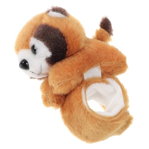 Gatuida Slap Armband Waschbär Plüsch Tiermotiv Langlebig Hautfreundlich für Halloween Tierparty Geburtstagsgeschenk Jungen Mädchen von Gatuida
