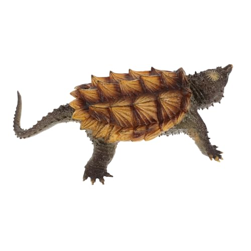 Gatuida Snapping Turtle Miniatur Figur Modell Tier Dekoration für Zuhause Lernspielzeug Sammler Desktop Deko Geschenk von Gatuida