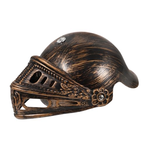 Gatuida Soldatenhelm Cosplay Helm für Partys Mittelalterliche Kostüm Requisite für Halloween Weihnachtsfeiern und Geburtstagsfeiern Detailgetreues Zubehör für Jungen und Mädchen Gatuida Soldatenhelm Cosplay Helm für Partys Mittelalterliche Kostüm Requisite für Halloween Weihnachtsfeiern und Geburtstagsfeiern Detailgetreues Zubehör für Jungen und Mädchen von Gatuida