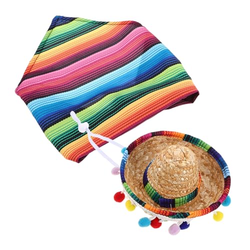 Gatuida Sombrero Hut mit Bandana Set für Garten Dekoration für Gänse und Kleine bei Festen und Partys Gatuida Sombrero Hut mit Bandana Set für Garten Dekoration für Gänse und Kleine bei Festen und Partys von Gatuida