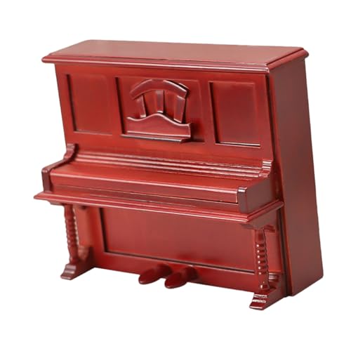 Gatuida Spielzeugpiano Dekoratives Musikinstrument für DIY Puppenhaus Zubehör Kreatives für Fotorequisit von Gatuida