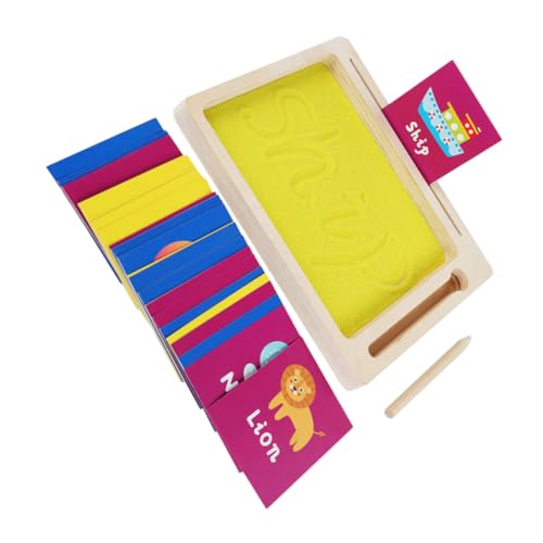 Gatuida Spielzeugset Zum Sandmalen Sandmalerei Für -bildungspflicht Alphabet -lernspielzeug Für Frühkindliche Bildung Lernspielzeug Für Sandspieltablett Papier Gatuida Spielzeugset Zum Sandmalen Sandmalerei Für -bildungspflicht Alphabet -lernspielzeug Für Frühkindliche Bildung Lernspielzeug Für Sandspieltablett Papier von Gatuida