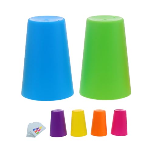 Gatuida Stapelbecher Stapelspiel Wettkampfspiel Outdoor Aktivität Fördert Konzentration Gemeinschaft und Bewegungsspielzeug für Jungen Mädchen von Gatuida
