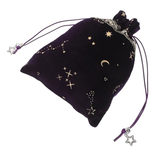 Gatuida Star Samtbeutel Süßigkeitenbeutel Für Partybevorzugungen Kordelzugbeutel Für Hochzeiten Schmuckbeutel Mini-taschen Mit Kordelzug Kleiner Samtbeutel Sachet-beutel Flanell Violett von Gatuida
