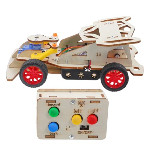Gatuida Stem Car Kit Fernsteuerbares DIY Modellauto für Interaktives Lernspielzeug Stem Fähigkeiten für Familienaktivitäten und Schulprojekte von Gatuida