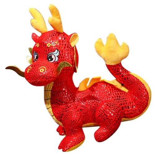 Gatuida Sternzeichen Drachenpuppe Drachenplüschpuppe Süße Stofftiere Spielzeugdrachen Plüschtiere Für Mädchen Knuddeliges Stofftier Drachenpuppe Stofftiere Für Rote Pp von Gatuida
