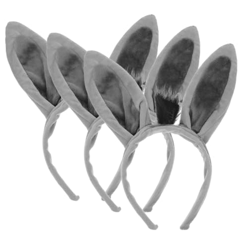 Gatuida Stirnband 3 Stücke Plüsch Tierohren Kostüm Zubehör für Halloween Party Cosplay Gatuida Stirnband 3 Stücke Plüsch Tierohren Kostüm Zubehör für Halloween Party Cosplay von Gatuida