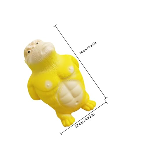 Gatuida Stress Relief Gorilla Elastisches Decompressionsspielzeug Fidget Toy für Erwachsene Party Spaß und Sensorisches Training von Gatuida
