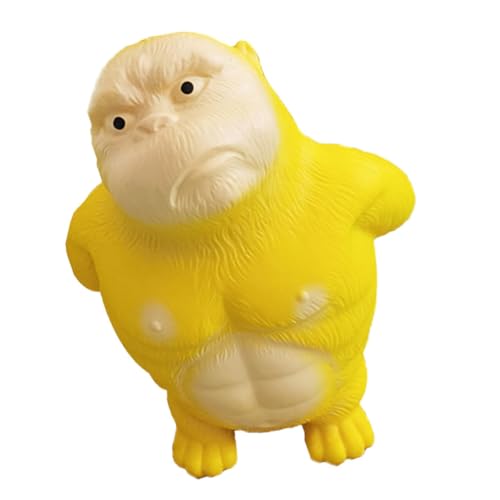 Gatuida Stressabbau Gorilla aus PU Material Lustiger Cartoon AFFE Weiches Decompressionsspielzeug zum Drücken und Dehnen Anti Stress Squeeze Toy für Erwachsene und Geschenk und Partydeko Gatuida Stressabbau Gorilla aus PU Material Lustiger Cartoon AFFE Weiches Decompressionsspielzeug zum Drücken und Dehnen Anti Stress Squeeze Toy für Erwachsene und Geschenk und Partydeko von Gatuida