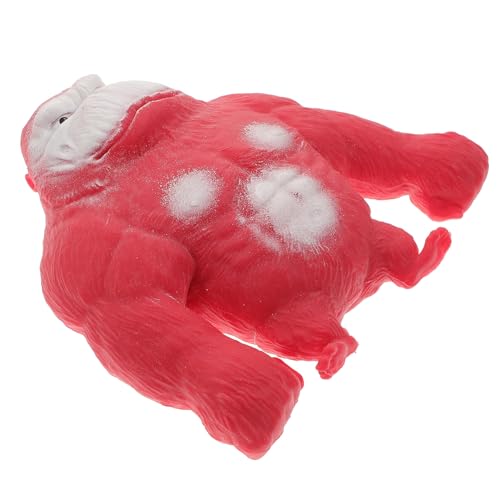 Gatuida Stressabbau Kleiner Gorilla Figur Squeeze Toy aus Weichem Silikongel Langsame Rückfederung Haptisches Fidget für Klassenzimmer und Freizeit Rotes Kompaktes Anti Stress Tier zum Gatuida Stressabbau Kleiner Gorilla Figur Squeeze Toy aus Weichem Silikongel Langsame Rückfederung Haptisches Fidget für Klassenzimmer und Freizeit Rotes Kompaktes Anti Stress Tier zum von Gatuida