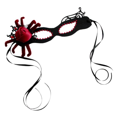 Gatuida Stylische Cosplay Maske für Halloween Spinnenblumen Masquerade Ball Maske Augenmaske für Partys und Kostüme für Karneval und Nachtclubs von Gatuida