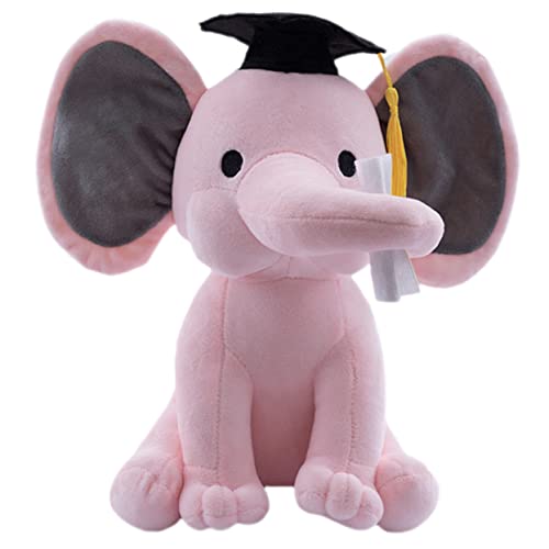 Gatuida Süßes Elefant für Adorable Stuffed Elephant Doll mit Doktorhut Abschlussgeschenk Dekoration für Abschlussfeiern Hochwertiges Cotton Material Gatuida Süßes Elefant für Adorable Stuffed Elephant Doll mit Doktorhut Abschlussgeschenk Dekoration für Abschlussfeiern Hochwertiges Cotton Material von Gatuida
