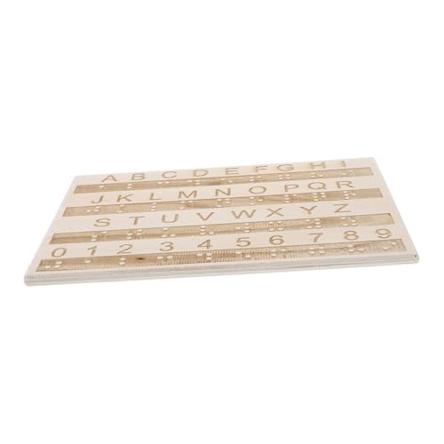 Gatuida Lerntafel Für Blindenhilfe Buchstabentafel Aus Holz Für Jungen Und Mädchen Erwachsene Gatuida Lerntafel Für Blindenhilfe Buchstabentafel Aus Holz Für Jungen Und Mädchen Erwachsene von Gatuida