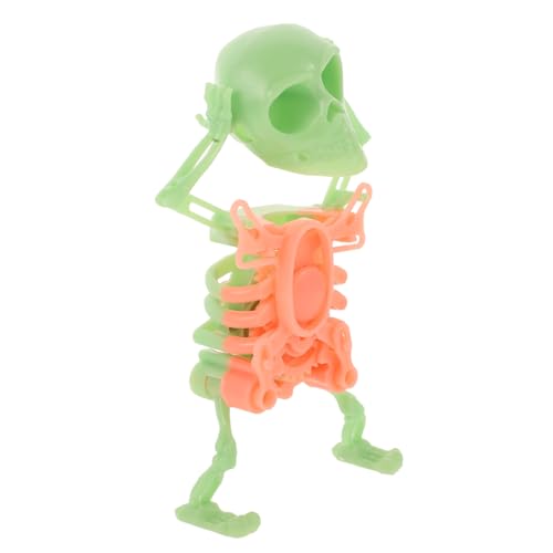 Gatuida Tanzendes Skelett Druck Dekoration Grüne Halloween Figurine Sicher für Altersgruppen Präzise Handwerkskunst Vielseitig für Zuhause und Büro Detailreiche und Lustige Tischdeko von Gatuida