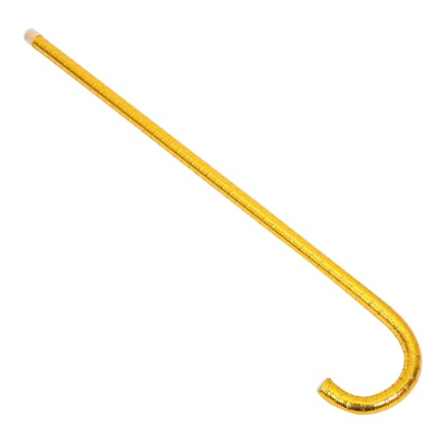 Gatuida Tanzstock Cosplay für Mädchen Goldene Krücke für Bühnenaufführungen Halloween und Kostümpartys als Accessoire für Maskeraden und Karneval von Gatuida