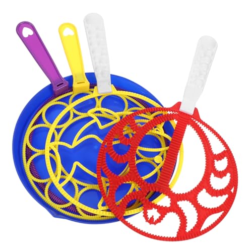 Gatuida Teiliges Bubble Wand aus Langlebigem Abs für Großes Seifenblasen Tablett Farbenfrohe Sommer Outdoor Spielzeuge für Party Geburtstag und Gartenaktivitäten von Gatuida