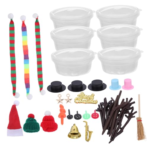 Gatuida Teiliges DIY Schneemann Bastelset für Bunte Clay Snowman Accessoires Einfaches Winter Deko Kit für Weihnachtsfeier Wiederverwendbare Festliche Handwerkskunst Gatuida Teiliges DIY Schneemann Bastelset für Bunte Clay Snowman Accessoires Einfaches Winter Deko Kit für Weihnachtsfeier Wiederverwendbare Festliche Handwerkskunst von Gatuida