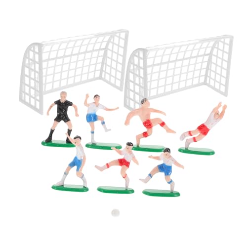 Gatuida Teiliges Fußballspieler Set mit Tor Realistische Spielfiguren Detailreiche Fußballfeld Dekoration Strapazierfähiges Kunststoff Design als Fußball Kuchen Topper für Jungen Gatuida Teiliges Fußballspieler Set mit Tor Realistische Spielfiguren Detailreiche Fußballfeld Dekoration Strapazierfähiges Kunststoff Design als Fußball Kuchen Topper für Jungen von Gatuida