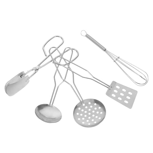 Gatuida Teiliges Kinderküchen Spielset aus Mini Kochutensilien Realistische Spielspatel Sieb Schneebesen und Zange Kindgerecht für Rollenspiele Feinmotorik Gatuida Teiliges Kinderküchen Spielset aus Mini Kochutensilien Realistische Spielspatel Sieb Schneebesen und Zange Kindgerecht für Rollenspiele Feinmotorik von Gatuida