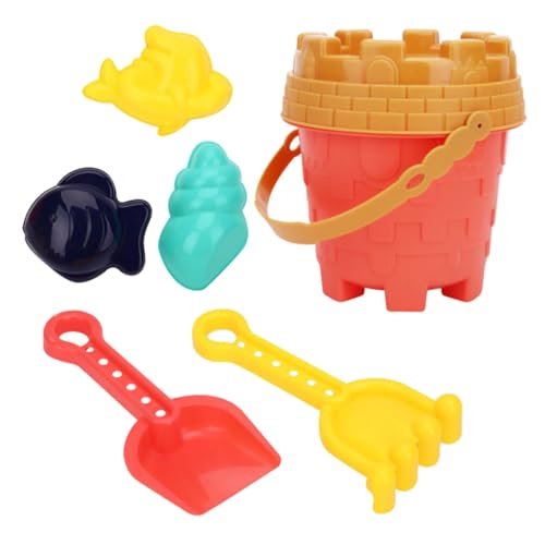 Gatuida Teiliges Strandspielzeug Mittlere Sandspielzeugeimer Sommer Wasserspielzeug Leichtes Outdoor Sandspielzeug für Jungen und Mädchen Fördert Kreativität und Zufällige Farbe von Gatuida
