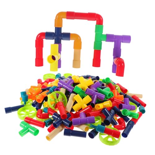 Gatuida Teiliges aus Hochwertigem Kunststoff Großes Steckbaustein Frühkindliche Farbenfrohes Montessori zur Motorik Kreativitätsentwicklung Zufällige Farbe Zufällige Farbe von Gatuida