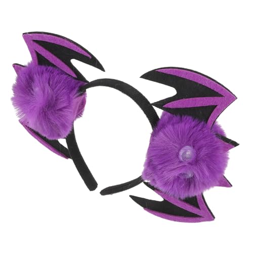 Gatuida Teufel Bat Haarreif Einzigartiges Halloween Haaraccessoire mit Plüschball und Flügeln für Kostümpartys und Lustig Langlebig und Auffällig für Halloween und Cosplay Gatuida Teufel Bat Haarreif Einzigartiges Halloween Haaraccessoire mit Plüschball und Flügeln für Kostümpartys und Lustig Langlebig und Auffällig für Halloween und Cosplay von Gatuida