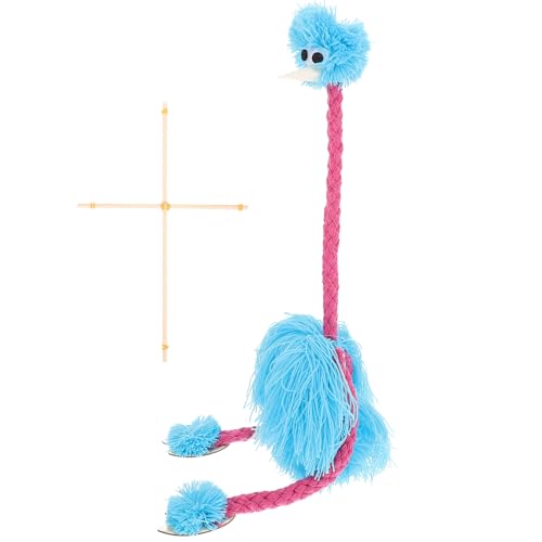 Gatuida Tierdesign-Marionette interaktives marionetten für Fun Toy Pädagogisches Handpuppe für Puppenspielzeug Marionettenpuppen Strauße Marionette Garn von Gatuida